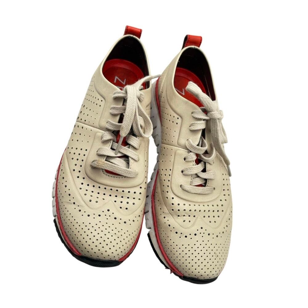 Cole Haan Zero Grand perforated leather sneakers loafers mens sz 7 dress shoes